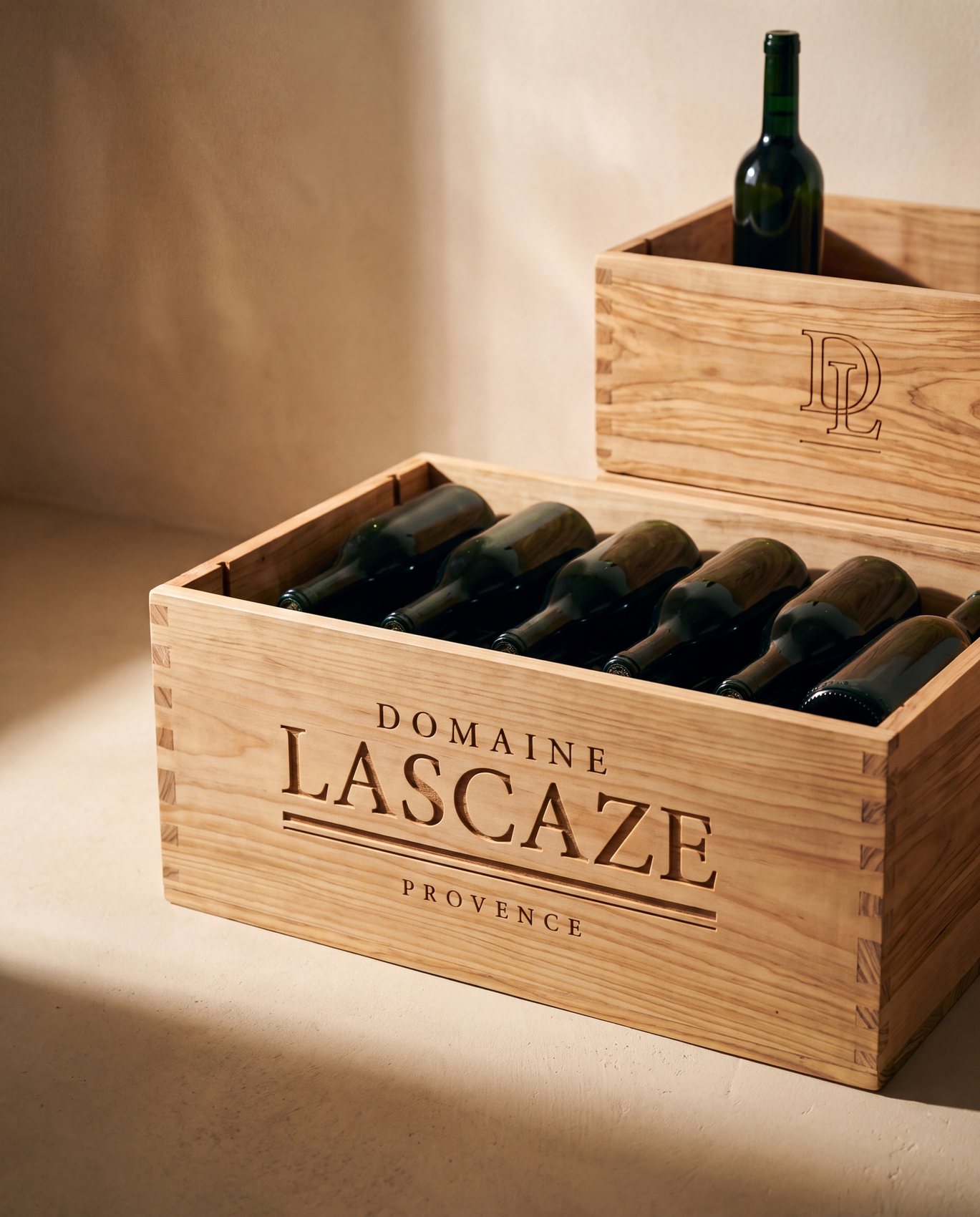 Identité visuelle Domaine Lascaze, vin et spiritueux, visuel 8