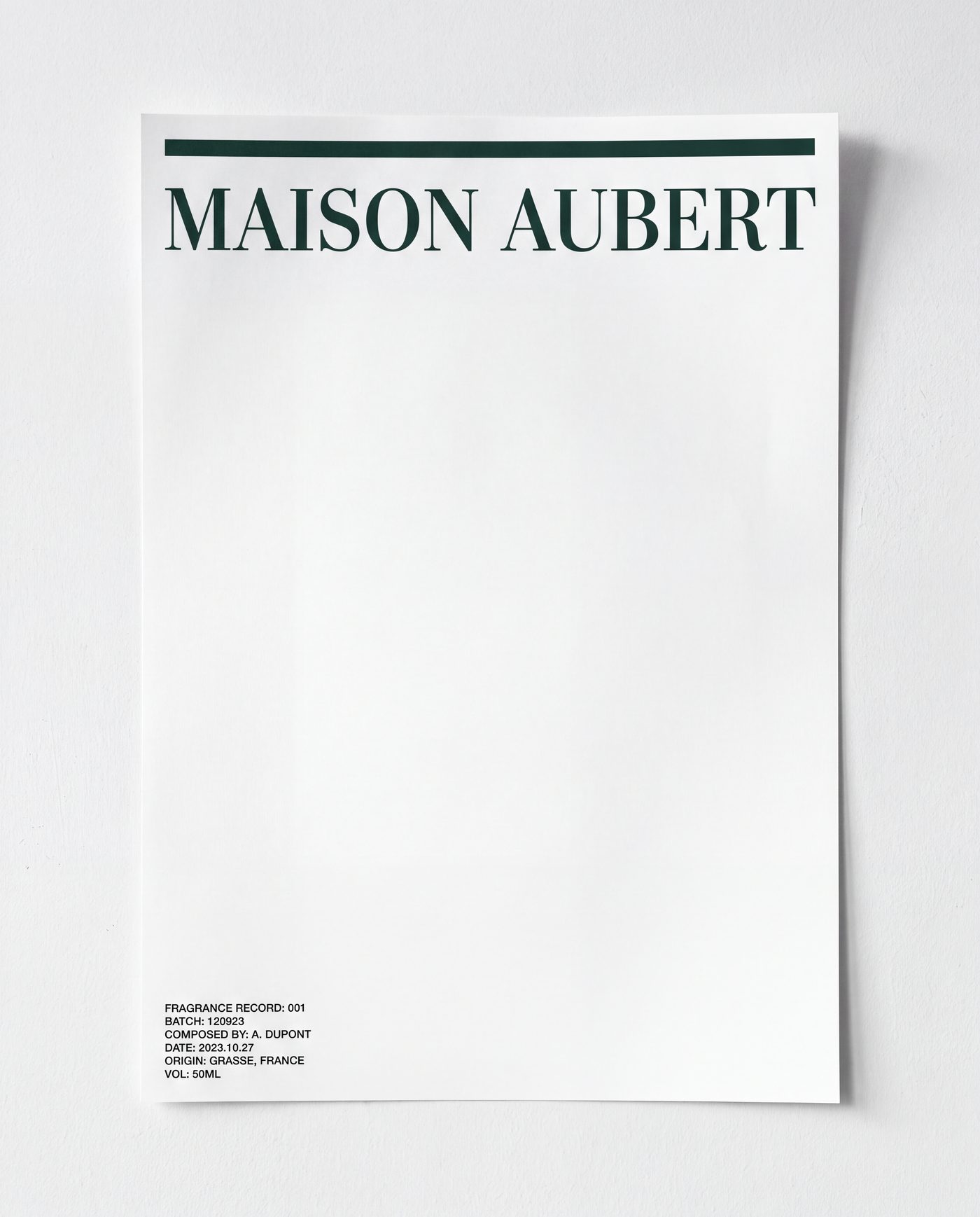Maison Aubert brand identity, perfumery, image 9