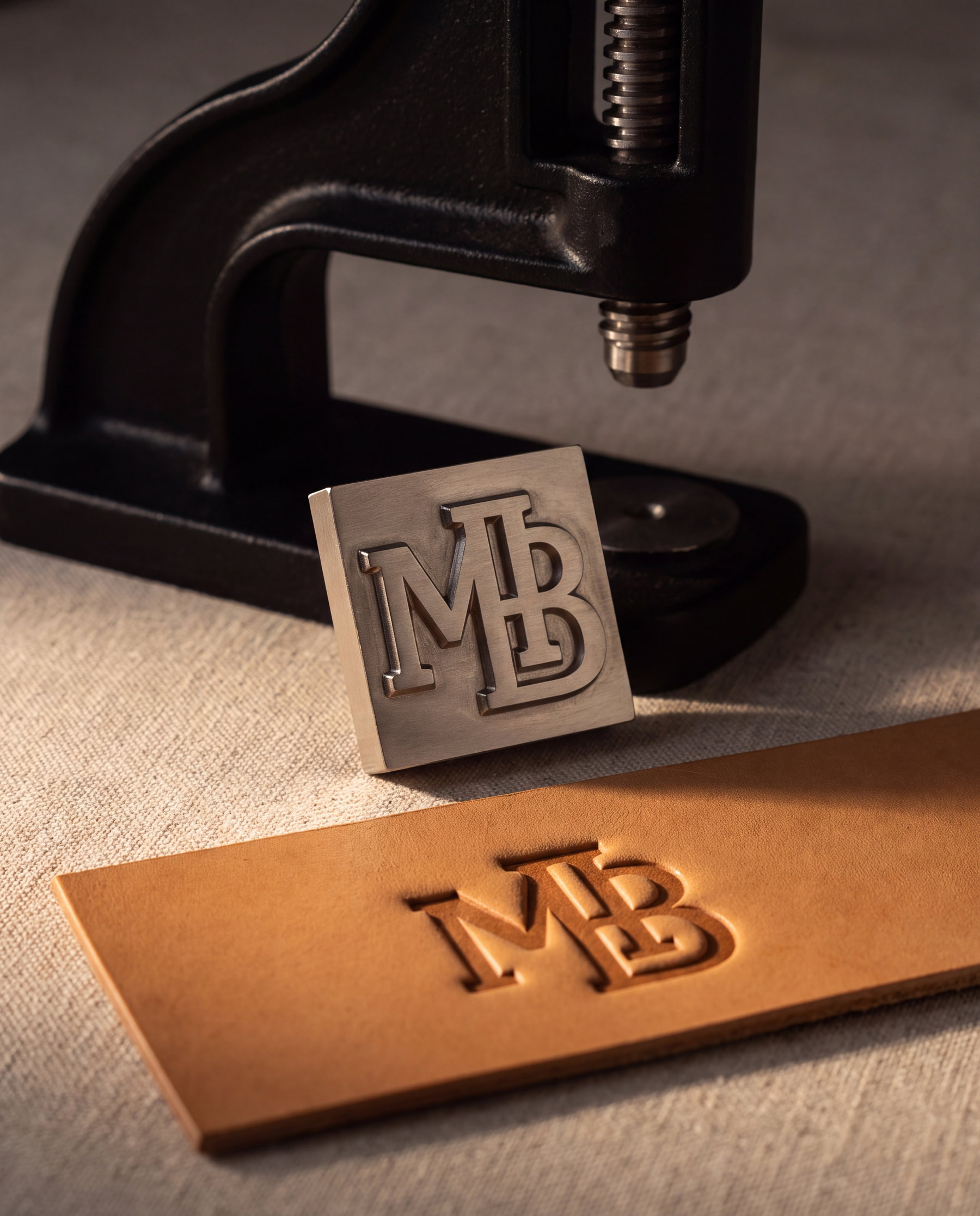 Maison Béthune brand identity, leather goods, image 3